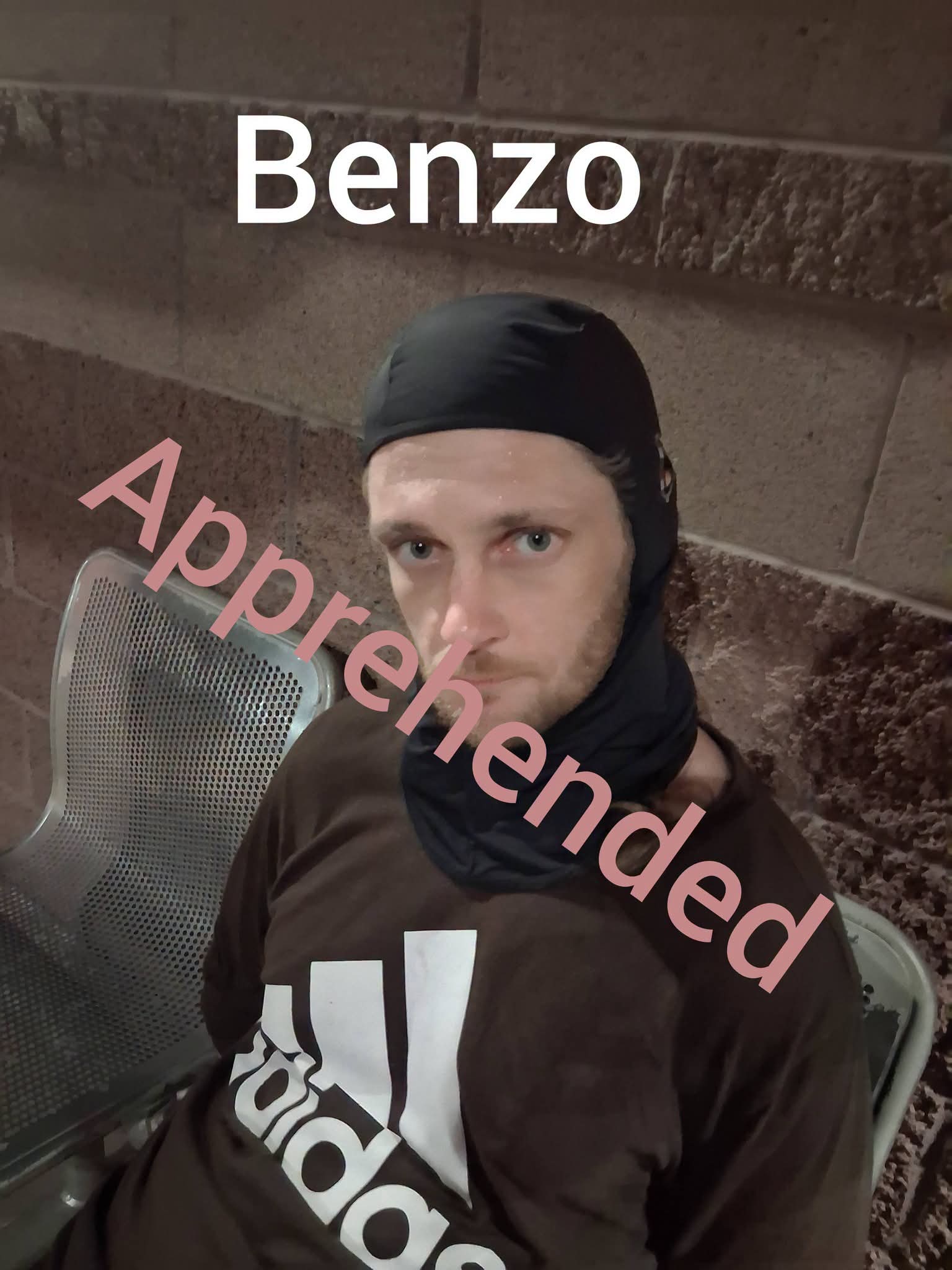 Booking photo of Benzo